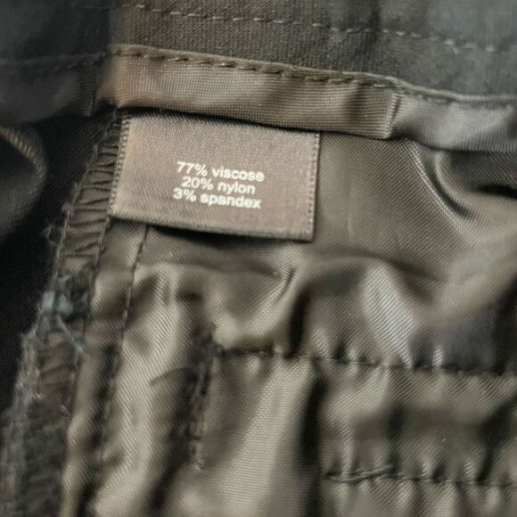 The Limited Exact Stretch Womens Black Straight Ankle Dress Pants Size 8 - Picture 5 of 6